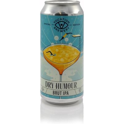 Vocation Brewery Dry Humour Brut IPA 6.0% ABV 440ml Vocation Brewery Dry Humour Brut IPA 6.0% ABV 440ml