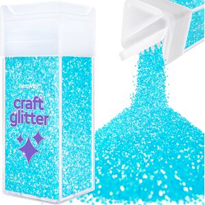 Hemway Craft Glitter Shaker 130g / 4.6oz Baby Blue Iridescent Epoxy Resin, DIY, Tumbler, Decoration Hemway Craft Glitter Shaker 130g / 4.6oz Baby Blue Iridescent Epoxy Resin, DIY, Tumbler, Decoration