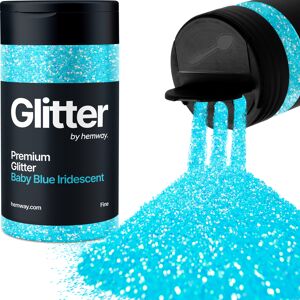 Hemway Glitter Shaker 125g / 4.4oz Baby Blue Iridescent Cosmetic, Festival, Epoxy Resin, Crafts Hemway Glitter Shaker 125g / 4.4oz Baby Blue Iridescent Cosmetic, Festival, Epoxy Resin, Crafts
