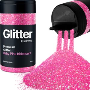 Hemway Glitter Shaker 125g / 4.4oz Baby Pink Iridescent Cosmetic, Festival, Epoxy Resin, Crafts Hemway Glitter Shaker 125g / 4.4oz Baby Pink Iridescent Cosmetic, Festival, Epoxy Resin, Crafts