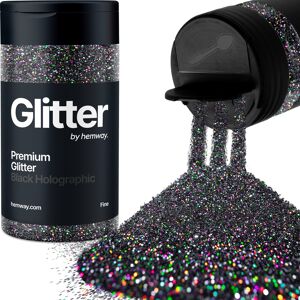Hemway Glitter Shaker 125g / 4.4oz Black Holographic Cosmetic, Festival, Epoxy Resin, Crafts Hemway Glitter Shaker 125g / 4.4oz Black Holographic Cosmetic, Festival, Epoxy Resin, Crafts