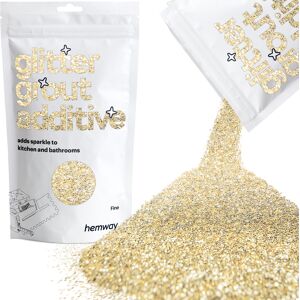 hemway Glitter For Tile Grout 100g / 3.5oz Champagne Gold Waterproof Fade Resistant hemway Glitter For Tile Grout 100g / 3.5oz Champagne Gold Waterproof Fade Resistant