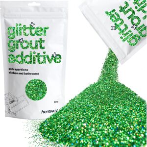 hemway Glitter For Tile Grout 100g / 3.5oz Emerald Green Holographic Waterproof Fade Resistant hemway Glitter For Tile Grout 100g / 3.5oz Emerald Green Holographic Waterproof Fade Resistant