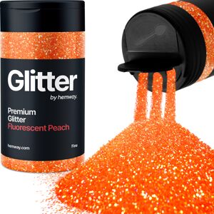 Hemway Glitter Shaker 125g / 4.4oz Fluorescent Peach Cosmetic, Festival, Epoxy Resin, Crafts Hemway Glitter Shaker 125g / 4.4oz Fluorescent Peach Cosmetic, Festival, Epoxy Resin, Crafts
