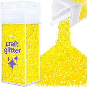 Hemway Craft Glitter Shaker 130g / 4.6oz Fluorescent Yellow Epoxy Resin, DIY, Tumbler, Decoration Hemway Craft Glitter Shaker 130g / 4.6oz Fluorescent Yellow Epoxy Resin, DIY, Tumbler, Decoration