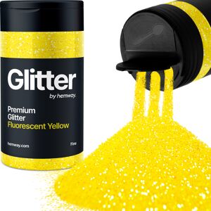 Hemway Glitter Shaker 125g / 4.4oz Fluorescent Yellow Cosmetic, Festival, Epoxy Resin, Crafts Hemway Glitter Shaker 125g / 4.4oz Fluorescent Yellow Cosmetic, Festival, Epoxy Resin, Crafts