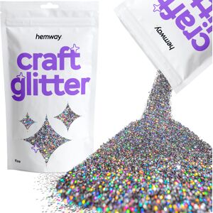 Hemway Craft Glitter 100g / 3.5oz Gun Metal Grey Holographic Epoxy Resin, DIY, Tumbler, Decoration Hemway Craft Glitter 100g / 3.5oz Gun Metal Grey Holographic Epoxy Resin, DIY, Tumbler, Decoration