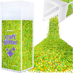 Hemway Craft Glitter Shaker 130g / 4.6oz Lime Green Holographic Epoxy Resin, DIY, Tumbler, Decoration Hemway Craft Glitter Shaker 130g / 4.6oz Lime Green Holographic Epoxy Resin, DIY, Tumbler, Decoration