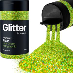 Hemway Glitter Shaker 125g / 4.4oz Lime Green Holographic Cosmetic, Festival, Epoxy Resin, Crafts Hemway Glitter Shaker 125g / 4.4oz Lime Green Holographic Cosmetic, Festival, Epoxy Resin, Crafts