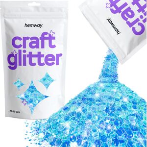 Hemway Multi-Size Craft Glitter 100g / 3.5oz Baby Blue Iridescent Epoxy Resin, DIY, Tumbler, Decoration Hemway Multi-Size Craft Glitter 100g / 3.5oz Baby Blue Iridescent Epoxy Resin, DIY, Tumbler, Decoration