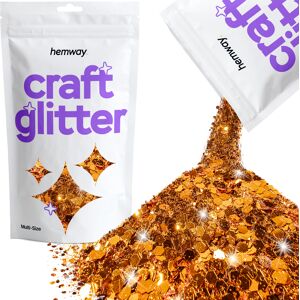 Hemway Multi-Size Craft Glitter 100g / 3.5oz Copper Epoxy Resin, DIY, Tumbler, Decoration Hemway Multi-Size Craft Glitter 100g / 3.5oz Copper Epoxy Resin, DIY, Tumbler, Decoration