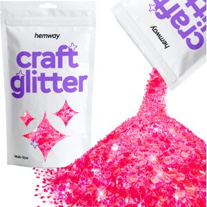 Hemway Multi-Size Craft Glitter 100g / 3.5oz Fluorescent Pink Epoxy Resin, DIY, Tumbler, Decoration Hemway Multi-Size Craft Glitter 100g / 3.5oz Fluorescent Pink Epoxy Resin, DIY, Tumbler, Decoration