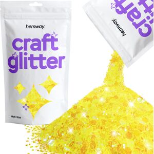 Hemway Multi-Size Craft Glitter 100g / 3.5oz Fluorescent Yellow Epoxy Resin, DIY, Tumbler, Decoration Hemway Multi-Size Craft Glitter 100g / 3.5oz Fluorescent Yellow Epoxy Resin, DIY, Tumbler, Decoration