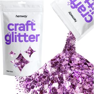 Hemway Multi-Size Craft Glitter 100g / 3.5oz Lavender Purple Epoxy Resin, DIY, Tumbler, Decoration Hemway Multi-Size Craft Glitter 100g / 3.5oz Lavender Purple Epoxy Resin, DIY, Tumbler, Decoration