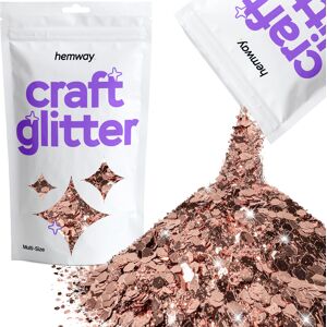 Hemway Multi-Size Craft Glitter 100g / 3.5oz Rose Gold Epoxy Resin, DIY, Tumbler, Decoration Hemway Multi-Size Craft Glitter 100g / 3.5oz Rose Gold Epoxy Resin, DIY, Tumbler, Decoration