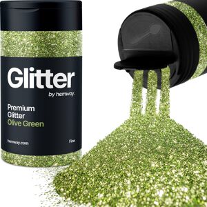 Hemway - Olive Green Glitter Shaker - Olive Green - 125g - Glitter Shaker Hemway - Olive Green Glitter Shaker - Olive Green - 125g - Glitter Shaker