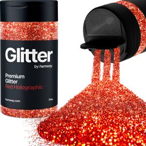 Hemway Glitter Shaker 125g / 4.4oz Red Holographic Cosmetic, Festival, Epoxy Resin, Crafts Hemway Glitter Shaker 125g / 4.4oz Red Holographic Cosmetic, Festival, Epoxy Resin, Crafts