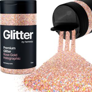 Hemway Glitter Shaker 125g / 4.4oz Rose Gold Holographic Cosmetic, Festival, Epoxy Resin, Crafts Hemway Glitter Shaker 125g / 4.4oz Rose Gold Holographic Cosmetic, Festival, Epoxy Resin, Crafts