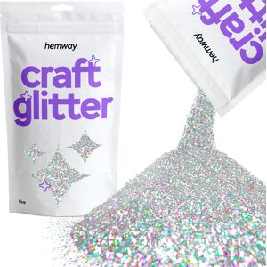 Hemway Craft Glitter 100g / 3.5oz Silver Holographic Epoxy Resin, DIY, Tumbler, Decoration Hemway Craft Glitter 100g / 3.5oz Silver Holographic Epoxy Resin, DIY, Tumbler, Decoration