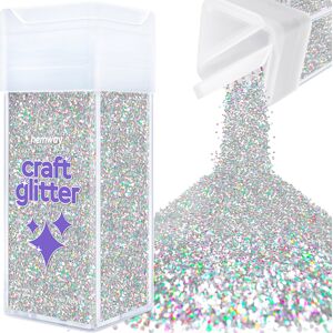 Hemway Craft Glitter Shaker 130g / 4.6oz Silver Holographic Epoxy Resin, DIY, Tumbler, Decoration Hemway Craft Glitter Shaker 130g / 4.6oz Silver Holographic Epoxy Resin, DIY, Tumbler, Decoration