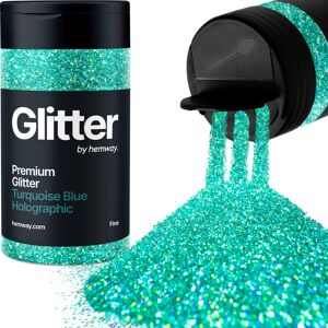 Hemway Glitter Shaker 125g / 4.4oz Turquoise Blue Holographic Cosmetic, Festival, Epoxy Resin, Crafts Hemway Glitter Shaker 125g / 4.4oz Turquoise Blue Holographic Cosmetic, Festival, Epoxy Resin, Crafts