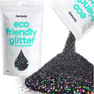 Hemway Eco Friendly Glitter 100g / 3.5oz Black Holographic DIY, Decoration, Arts & Crafts Hemway Eco Friendly Glitter 100g / 3.5oz Black Holographic DIY, Decoration, Arts & Crafts