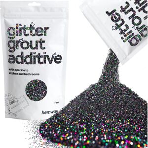 Hemway Glitter For Tile Grout Black holographic 100g Waterproof - Glitter additive Hemway Glitter For Tile Grout Black holographic 100g Waterproof - Glitter additive