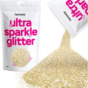 Hemway Glitter Ultra Sparkle 100g / 3.5oz Champagne Gold Cosmetic, Festival, Crafts Hemway Glitter Ultra Sparkle 100g / 3.5oz Champagne Gold Cosmetic, Festival, Crafts