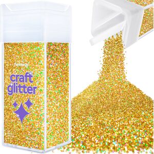 Hemway Craft Glitter Shaker 130g / 4.6oz Gold Holographic Epoxy Resin, DIY, Tumbler, Decoration Hemway Craft Glitter Shaker 130g / 4.6oz Gold Holographic Epoxy Resin, DIY, Tumbler, Decoration