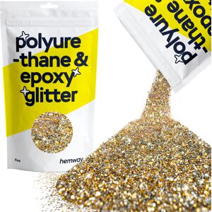Hemway Epoxy Resin Glitter 100g / 3.5oz Gold Silver Polyurethane Tumblers Flooring Hemway Epoxy Resin Glitter 100g / 3.5oz Gold Silver Polyurethane Tumblers Flooring