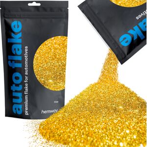 Hemway Automotive Glitter 100g / 3.5oz Gold Metal Flake Custom Spray Painting Hemway Automotive Glitter 100g / 3.5oz Gold Metal Flake Custom Spray Painting