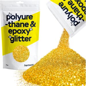 Hemway Epoxy Resin Glitter 100g / 3.5oz Gold Polyurethane Tumblers Flooring Hemway Epoxy Resin Glitter 100g / 3.5oz Gold Polyurethane Tumblers Flooring