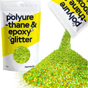 Hemway Epoxy Resin Glitter 100g / 3.5oz Lime Green Holographic Polyurethane Tumblers Flooring Hemway Epoxy Resin Glitter 100g / 3.5oz Lime Green Holographic Polyurethane Tumblers Flooring