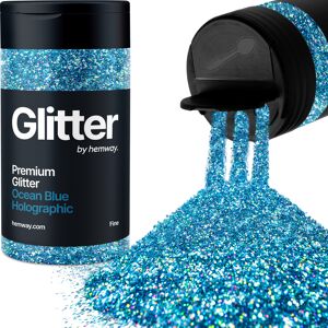 Hemway Glitter Shaker 125g / 4.4oz Ocean Blue Holographic Cosmetic, Festival, Epoxy Resin, Crafts Hemway Glitter Shaker 125g / 4.4oz Ocean Blue Holographic Cosmetic, Festival, Epoxy Resin, Crafts