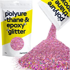 Hemway Epoxy Resin Glitter 100g / 3.5oz Pink Holographic Polyurethane Tumblers Flooring Hemway Epoxy Resin Glitter 100g / 3.5oz Pink Holographic Polyurethane Tumblers Flooring