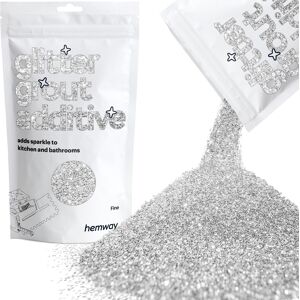 hemway Glitter For Tile Grout 100g / 3.5oz Silver Waterproof Fade Resistant hemway Glitter For Tile Grout 100g / 3.5oz Silver Waterproof Fade Resistant