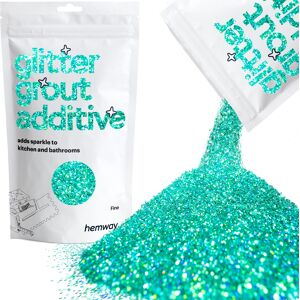 hemway Glitter For Tile Grout 100g / 3.5oz Turquoise Blue Holographic Waterproof Fade Resistant hemway Glitter For Tile Grout 100g / 3.5oz Turquoise Blue Holographic Waterproof Fade Resistant
