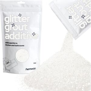 hemway Glitter For Tile Grout 100g / 3.5oz White Iridescent Waterproof Fade Resistant hemway Glitter For Tile Grout 100g / 3.5oz White Iridescent Waterproof Fade Resistant