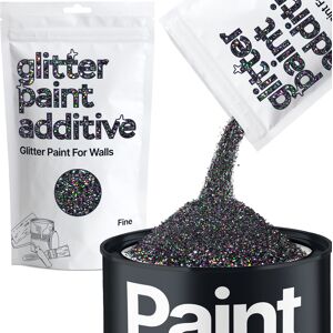 Hemway Glitter For Wall Paint 100g / 3.5oz Black Holographic Walls & Ceilings Sparkle Paint Hemway Glitter For Wall Paint 100g / 3.5oz Black Holographic Walls & Ceilings Sparkle Paint