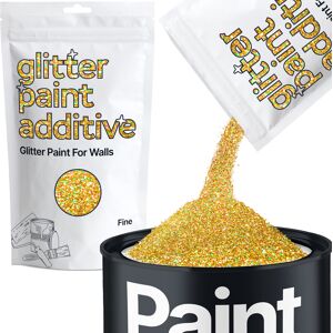 Hemway Glitter For Wall Paint 100g / 3.5oz Gold Holographic Walls & Ceilings Sparkle Paint Hemway Glitter For Wall Paint 100g / 3.5oz Gold Holographic Walls & Ceilings Sparkle Paint