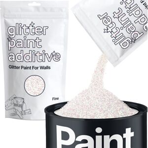 Hemway Glitter For Wall Paint 100g / 3.5oz Mother Of Pearl Iridescent Walls & Ceilings Sparkle Paint Hemway Glitter For Wall Paint 100g / 3.5oz Mother Of Pearl Iridescent Walls & Ceilings Sparkle Paint