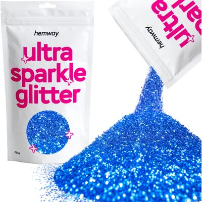 Hemway - Glitter Ultra Sparkle - Sapphire Blue - 100g - glitter Hemway - Glitter Ultra Sparkle - Sapphire Blue - 100g - glitter