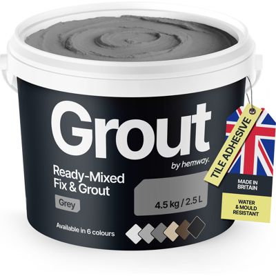Hemway - Premium Grey Ready-Mixed Grout - Grout Hemway - Premium Grey Ready-Mixed Grout - Grout