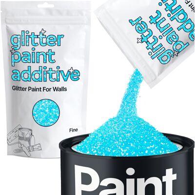 Hemway Glitter For Wall Paint 100g / 3.5oz Baby Blue Iridescent Walls & Ceilings Sparkle Paint Hemway Glitter For Wall Paint 100g / 3.5oz Baby Blue Iridescent Walls & Ceilings Sparkle Paint