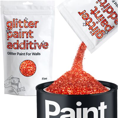 Hemway Glitter For Wall Paint 100g / 3.5oz Red Holographic Walls & Ceilings Sparkle Paint Hemway Glitter For Wall Paint 100g / 3.5oz Red Holographic Walls & Ceilings Sparkle Paint
