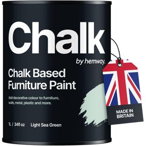 Hemway Chalk Based Furniture Paint Light Sea Green Shabby Chic Chalky Matt Finish Hemway Chalk Based Furniture Paint Light Sea Green Shabby Chic Chalky Matt Finish