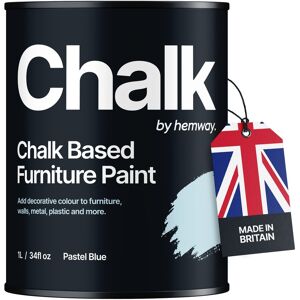 Hemway Chalk Based Furniture Paint Pastel Blue Shabby Chic Chalky Matt Finish Hemway Chalk Based Furniture Paint Pastel Blue Shabby Chic Chalky Matt Finish