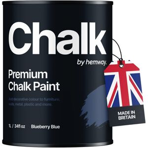Hemway - Blueberry Blue Chalk Paint - Chalky Matt Finish - Paint Hemway - Blueberry Blue Chalk Paint - Chalky Matt Finish - Paint