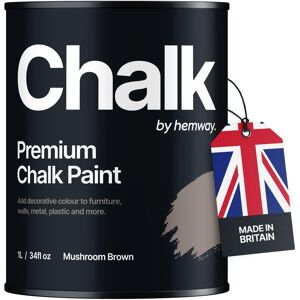Hemway Chalk Paint Mushroom Brown Shabby Chic Furniture Chalky Matt Finish Hemway Chalk Paint Mushroom Brown Shabby Chic Furniture Chalky Matt Finish
