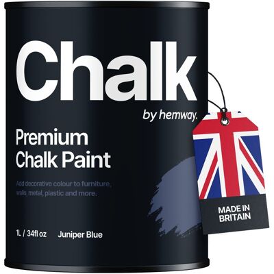 Hemway - Juniper Blue Chalk Paint - Water-based - Paint Hemway - Juniper Blue Chalk Paint - Water-based - Paint